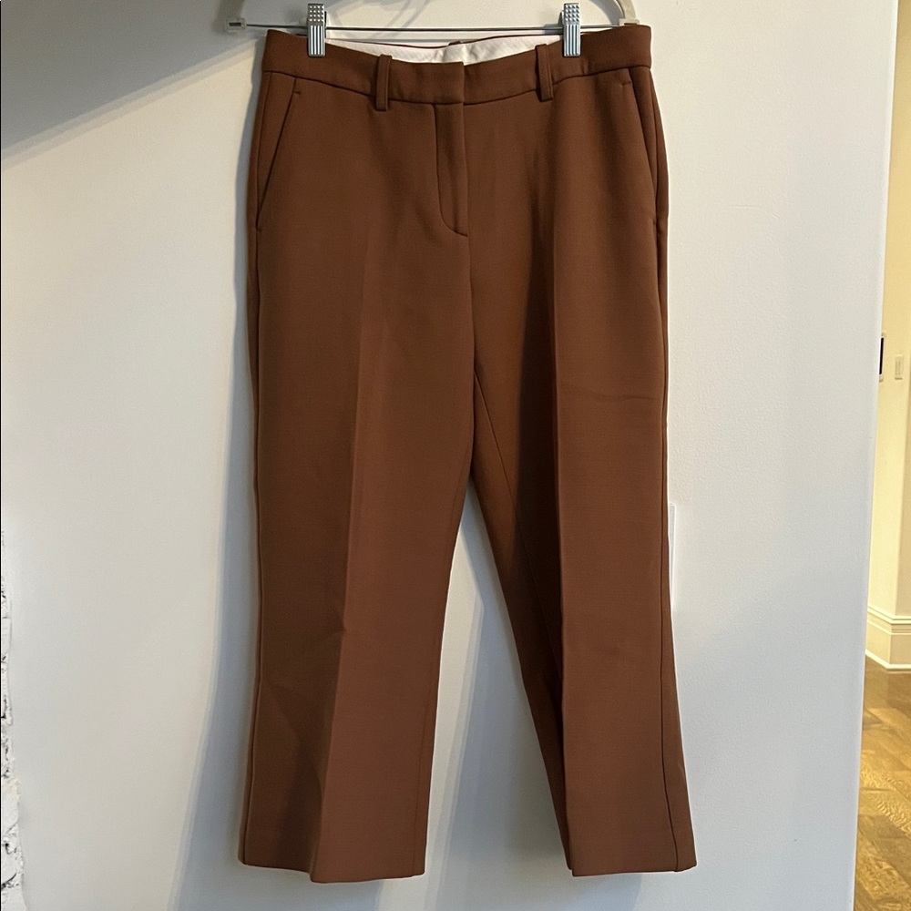 Theory Camel Brown Trousers